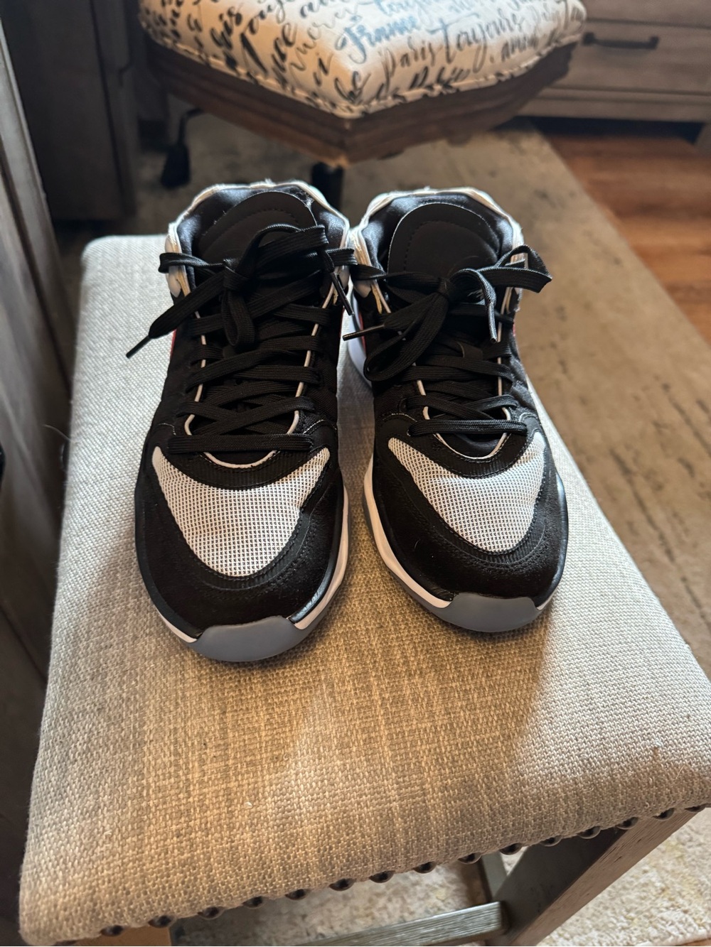 Pink, Black and White Athletic Sneakers - Comfortable Everyday Runner